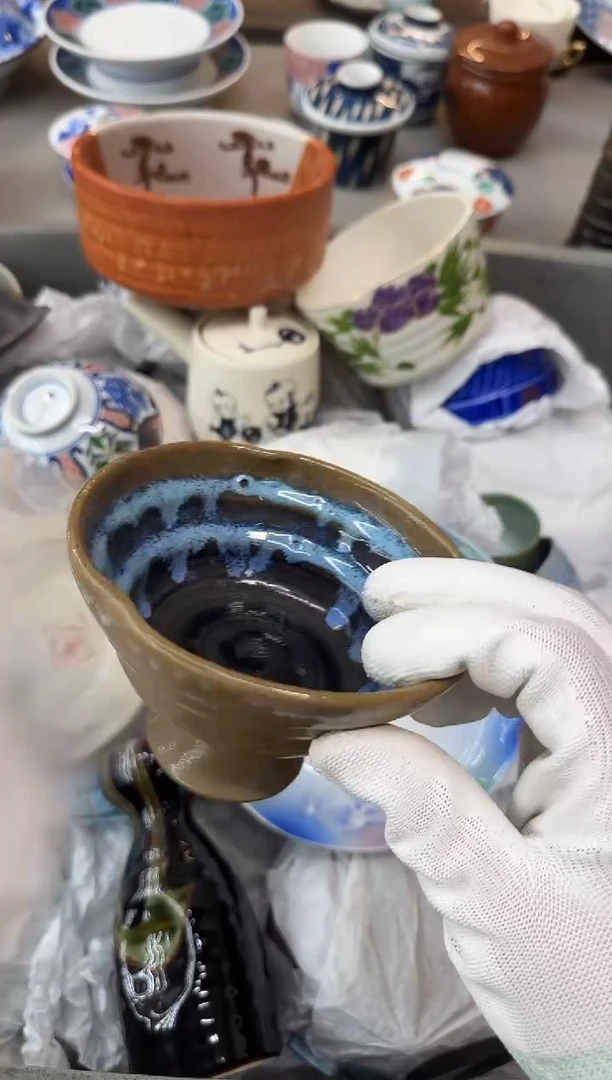 茶盏小*鸭瓷器瓷器瓷器瓷器