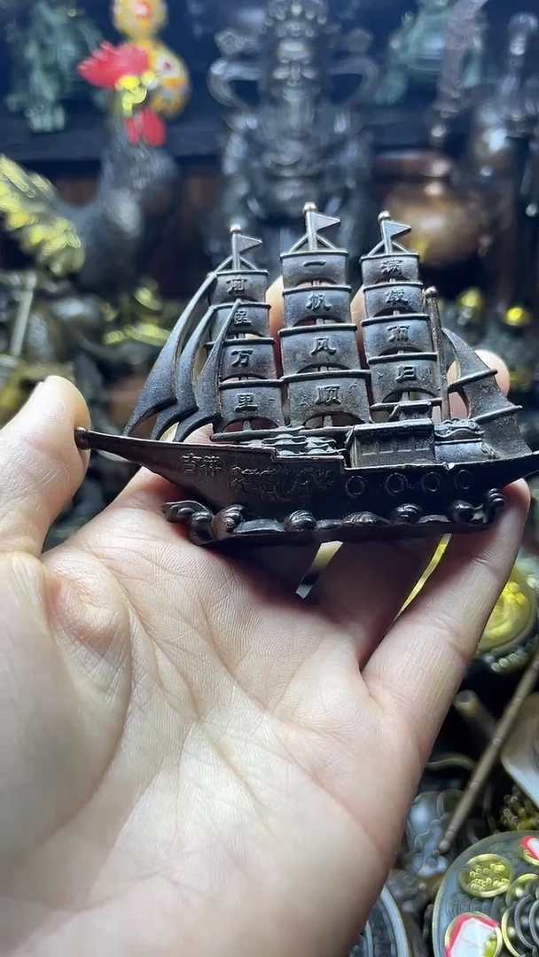 闪购链接，点击下单，有运费险，铜摆件