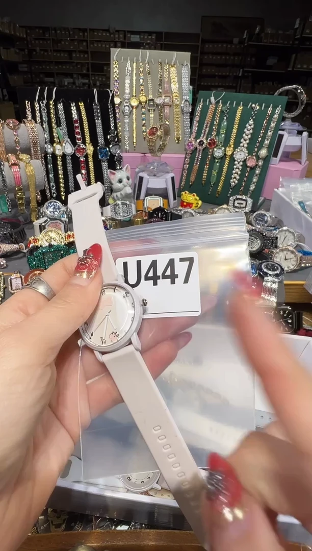 石英机芯不锈钢不锈钢直播定闪专用