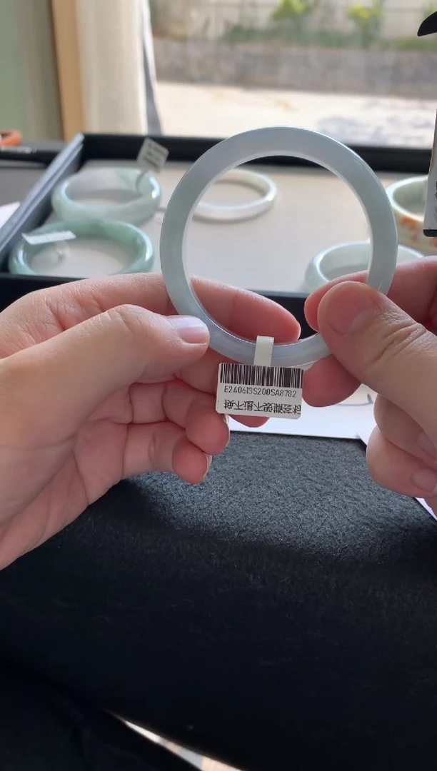 未镶嵌手镯翡翠54.5正圈A8782买断