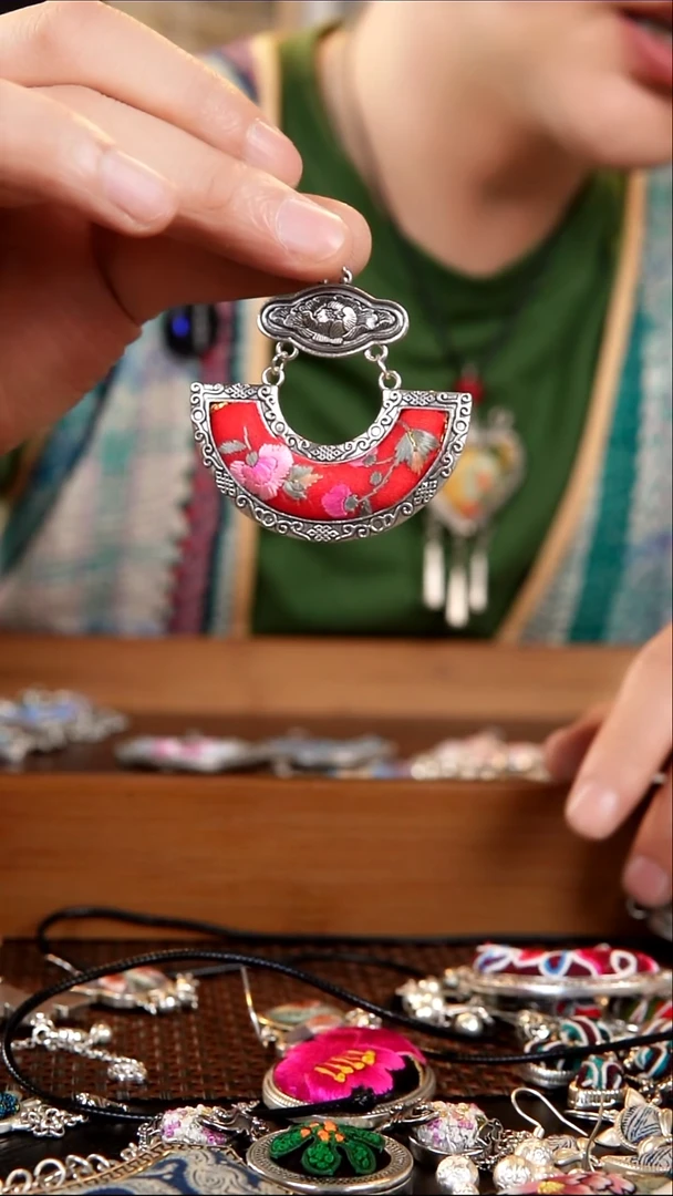 刺绣0181  高吉文创 直播老绣