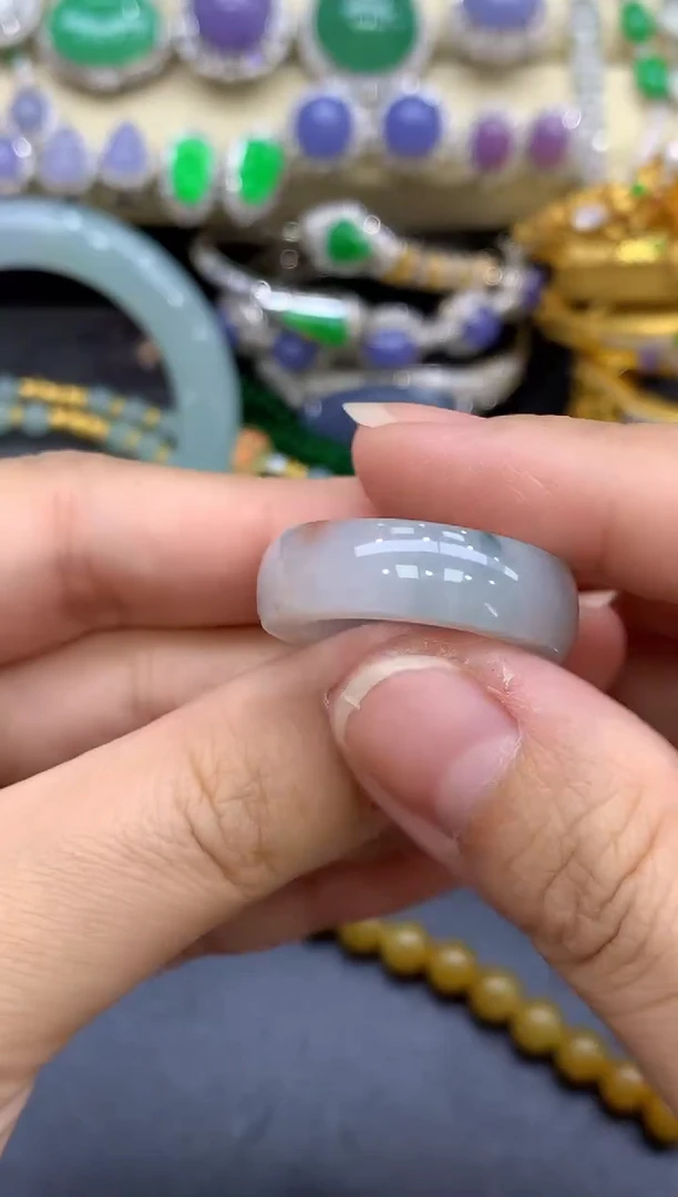 未镶嵌戒指翡翠386-中国好珍宝
