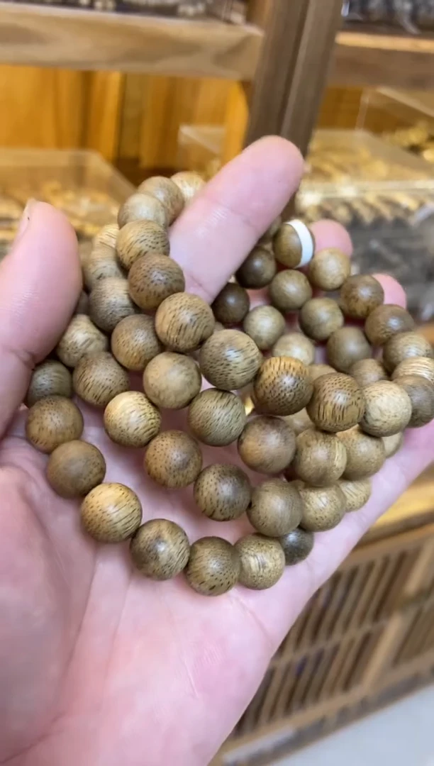 沉香手串文莱圆珠单圈1.1多样性发其一