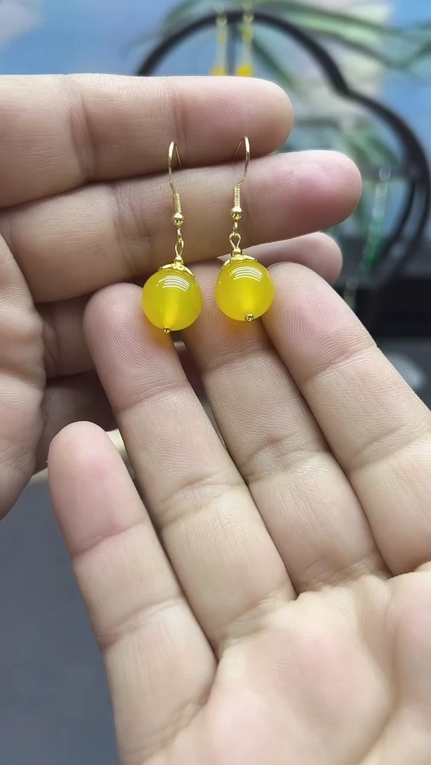 未镶嵌耳饰玛瑙/玉髓031