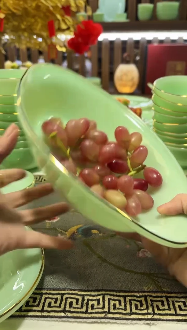 玉瓷 鱼盘1个景德镇陶瓷