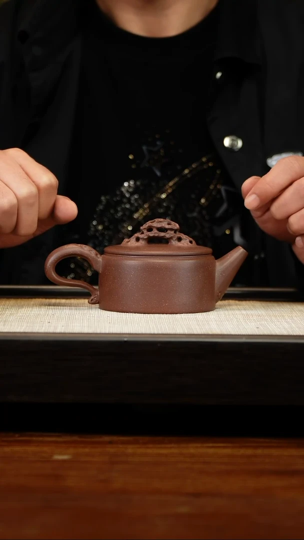 茶壶紫砂天青天际