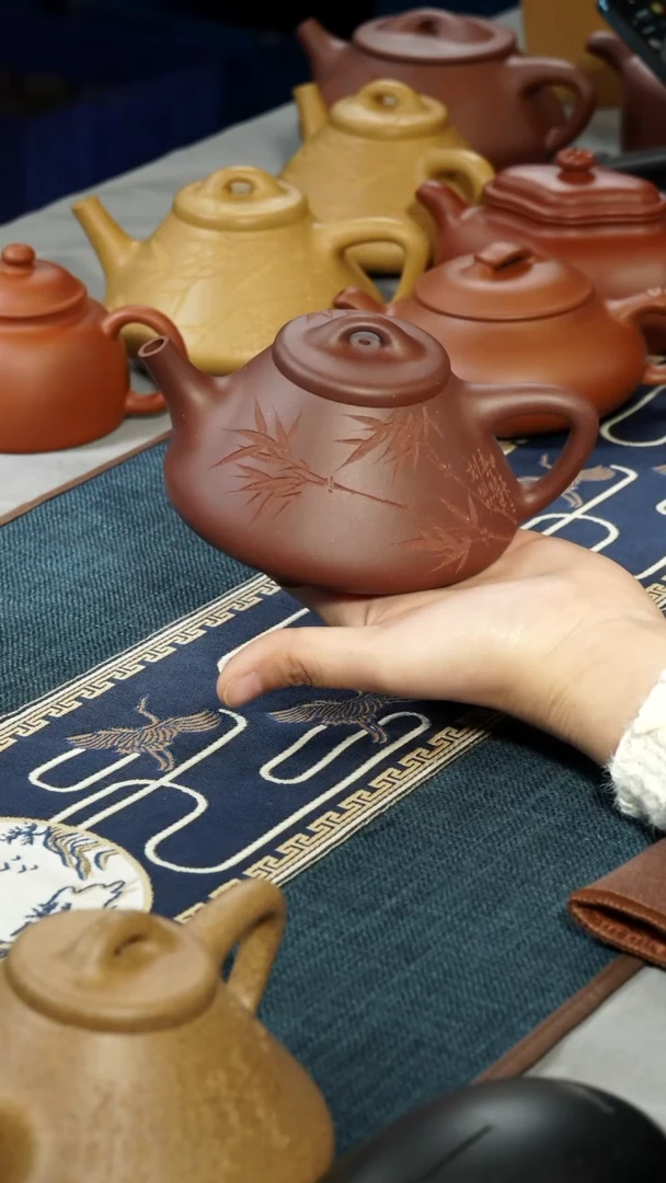 【闪购商品】紫砂茶壶高砂子冶石瓢