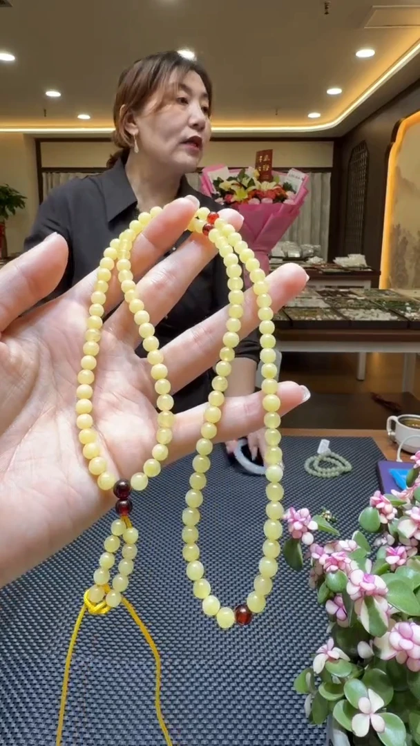 琥珀颈饰未镶嵌项链5（多样性发一）