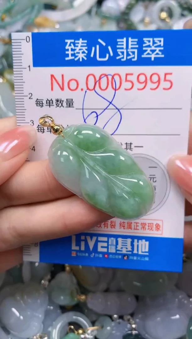 吊坠(不含链)未镶嵌翡翠5995
