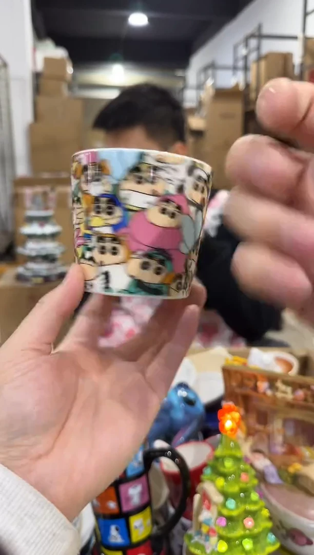 瓷片小新合集水杯