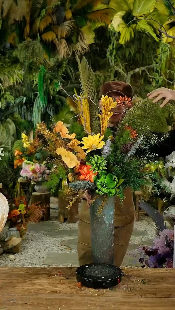 永生花一物一拍连花带瓶