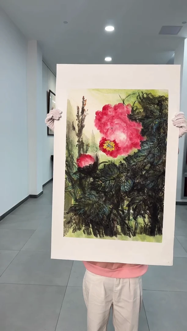 国画34送书众合郝凤先老师作品