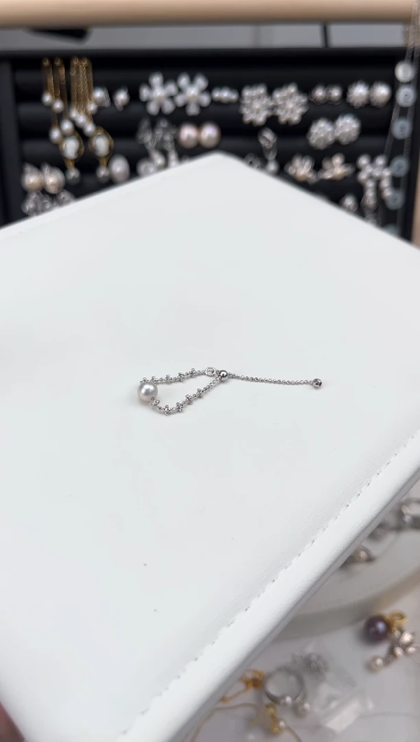 【闪购商品】海水珍珠戒指银S925镶嵌S925海水戒指