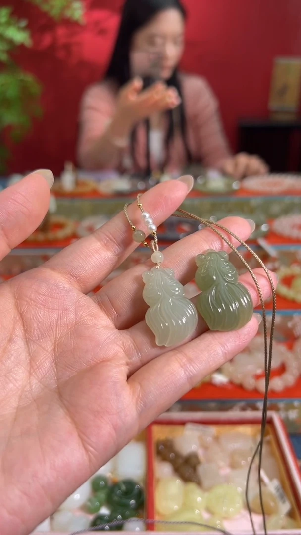 颈饰未镶嵌和田玉冰晴锦鲤