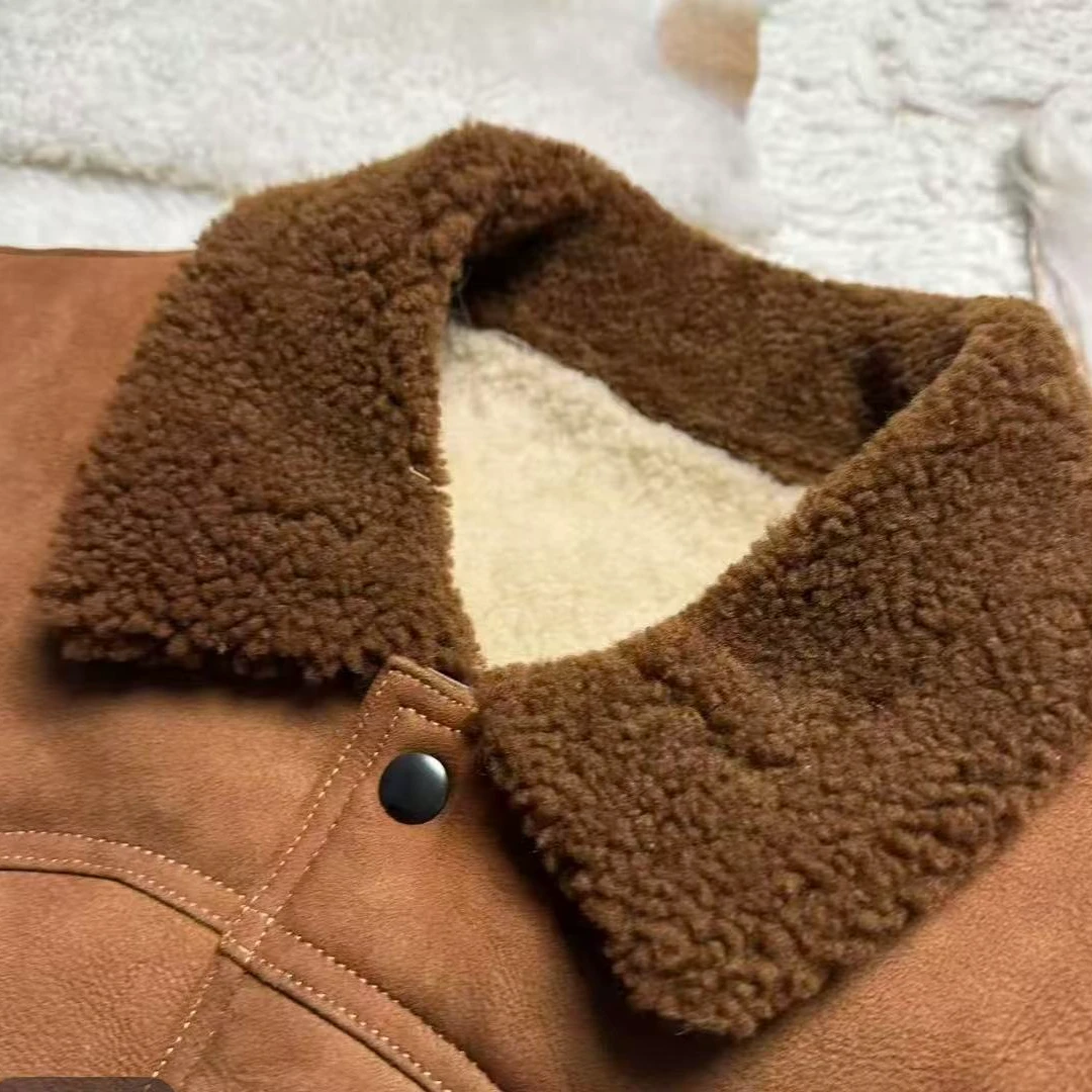 皮毛一体男翻领马甲(微瑕福利完美主义者慎拍斗盖不指定颜色)