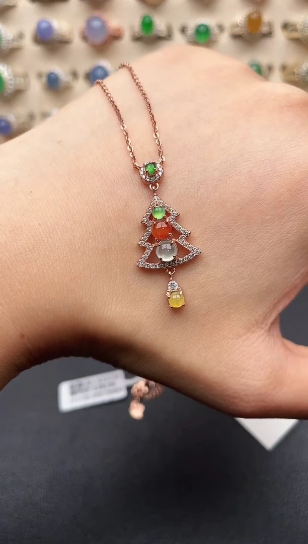 未镶嵌戒指翡翠一物一证一礼盒