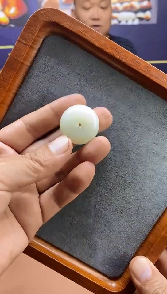 吊坠(不含链)未镶嵌和田玉精品和田玉平安扣