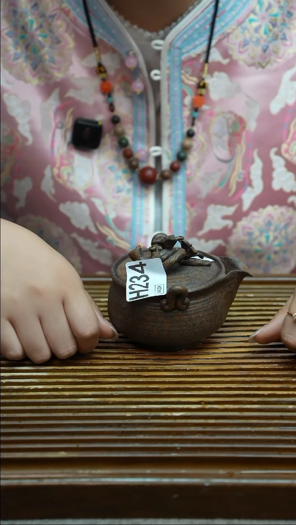 万古烧粗陶手工茶具