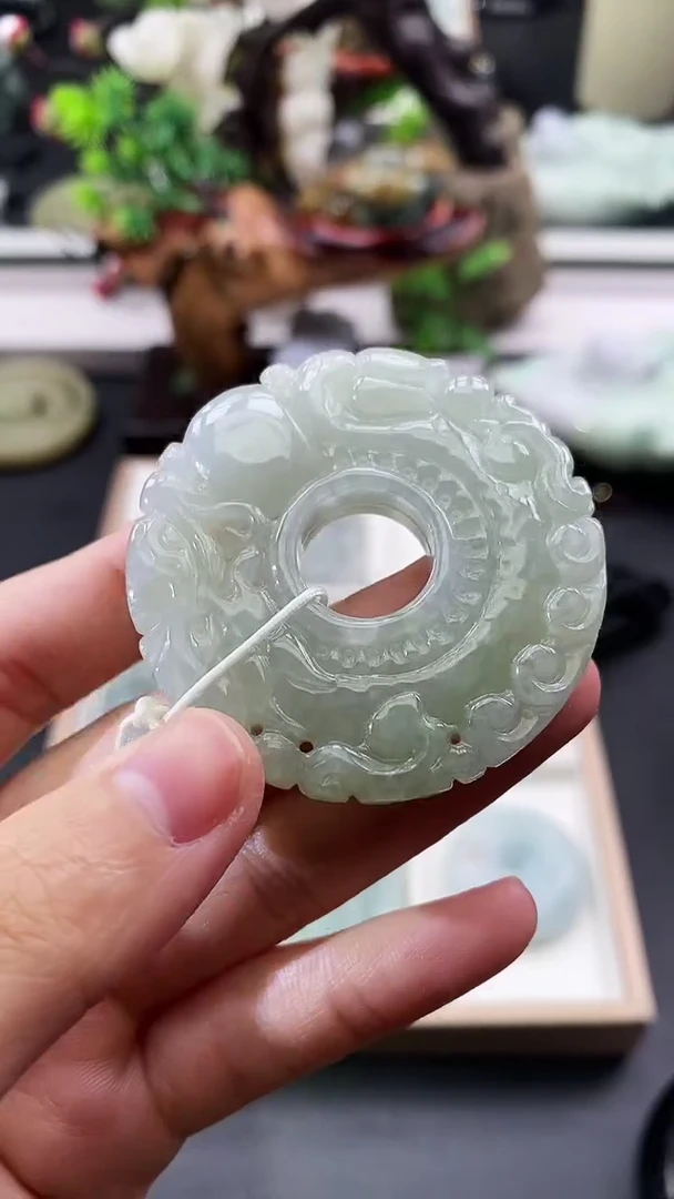 颈饰未镶嵌翡翠天然缅甸A货翡翠