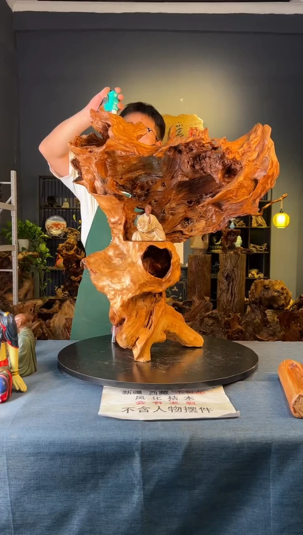 木卢师傅根艺作品（不包含人物摆件）