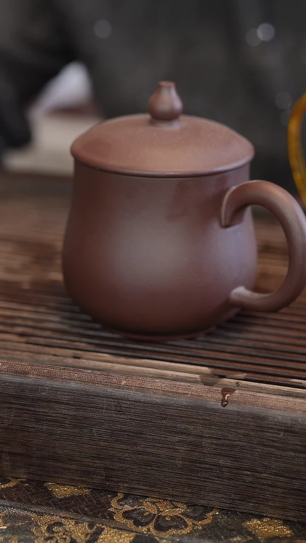 茶壶紫砂原矿手工制作