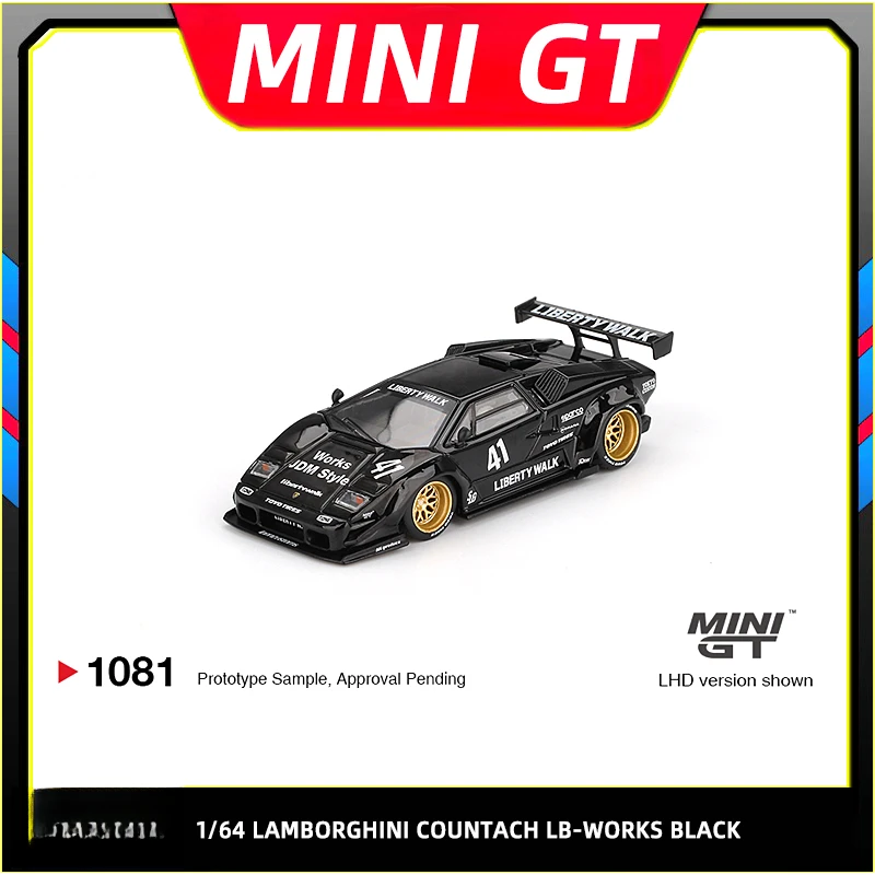 现货 MINIGT 1:64 兰博基尼康塔什 LB-WORKS 合金车模型#1081