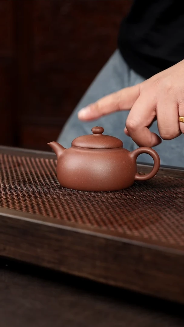 茶壶紫砂底槽清素影
