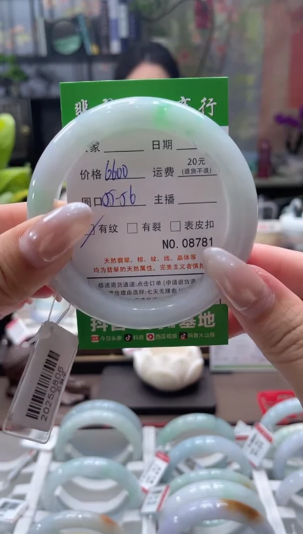 未镶嵌手镯翡翠8781*****