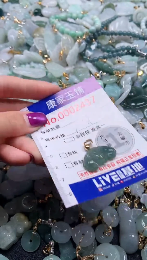 颈饰未镶嵌翡翠2437