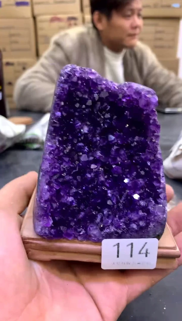 【闪购商品】紫晶摆件未镶嵌天然紫水晶摆件114