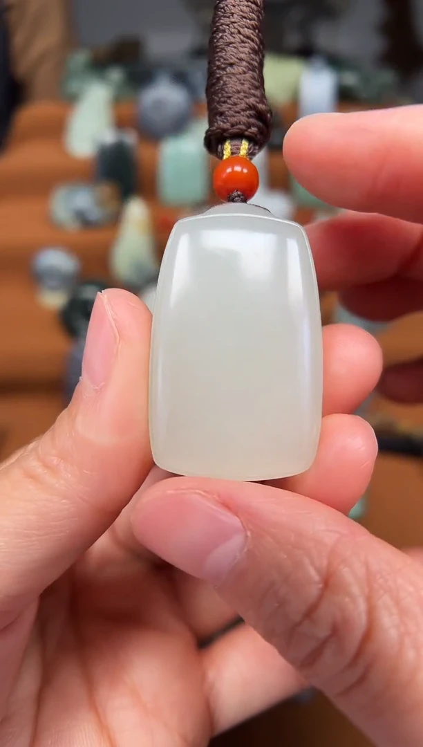 【闪购商品】和田玉颈饰未镶嵌平安牌