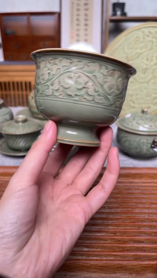 瓷器317王晓娜纯手工青铜杯