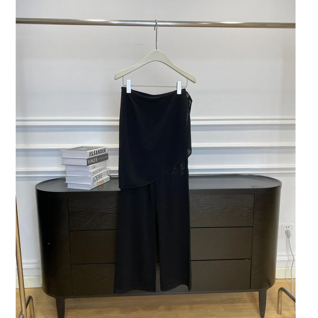 manzanilla 围帘针织休闲裤25年春夏JM25SS040175——1080