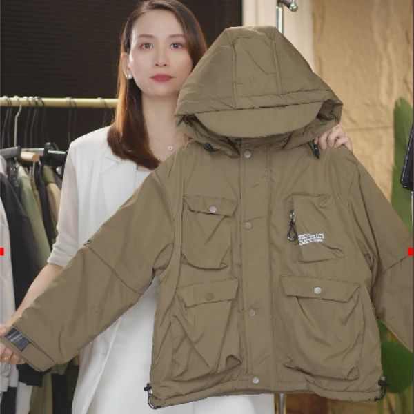 【断码清仓】男童冬季加厚棉衣外套儿童装秋冬款男孩夹棉冲锋衣潮