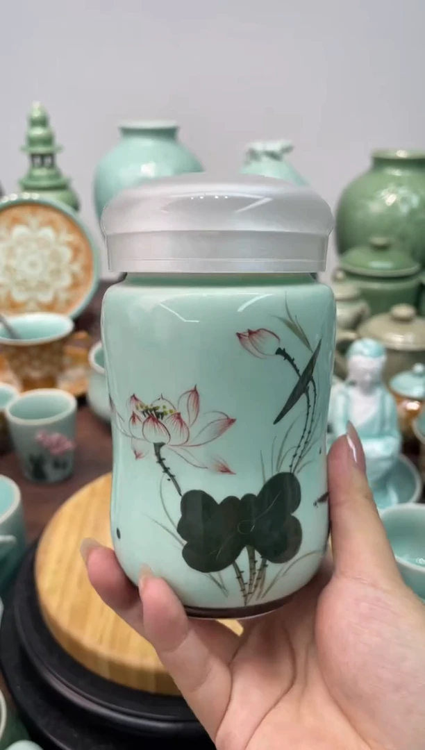 特价福利 微瑕 慧仙青瓷