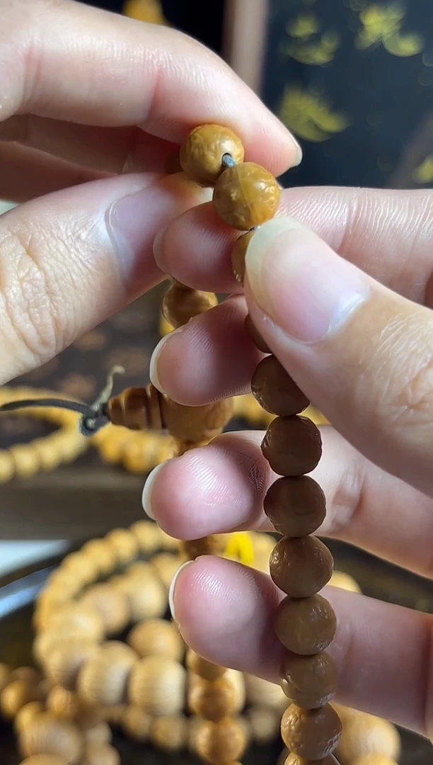 手串猴头核桃原皮原色凤眼手持