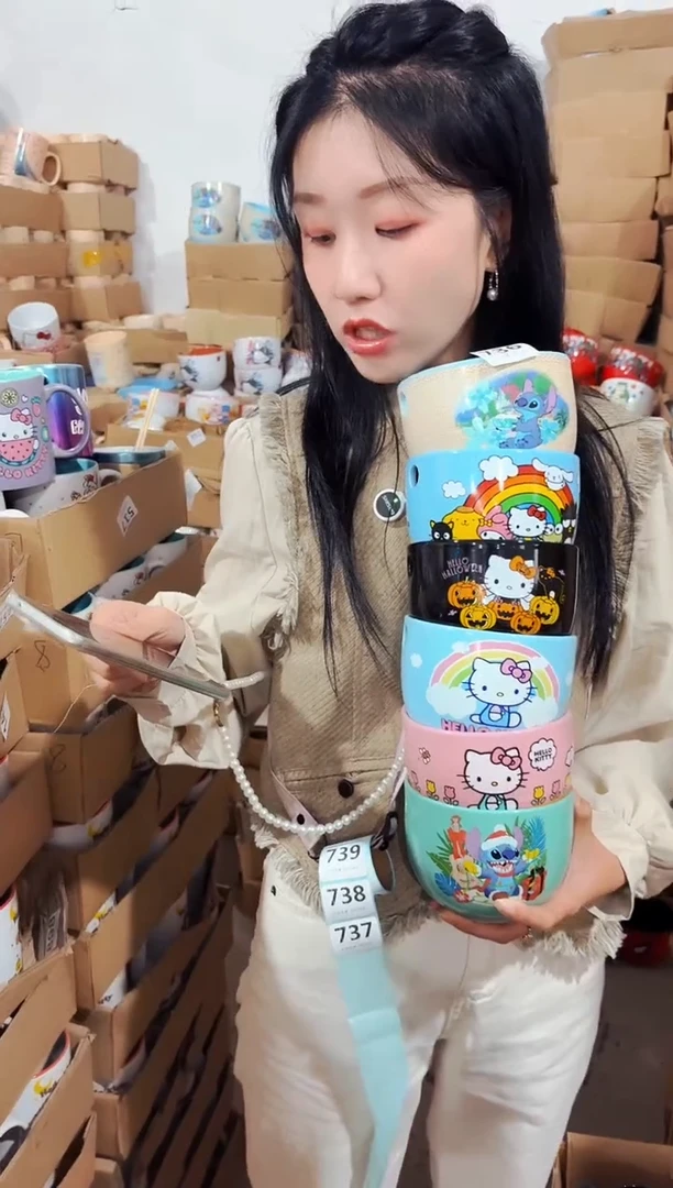 高温炻瓷【尾单微瑕慎拍】6只装736