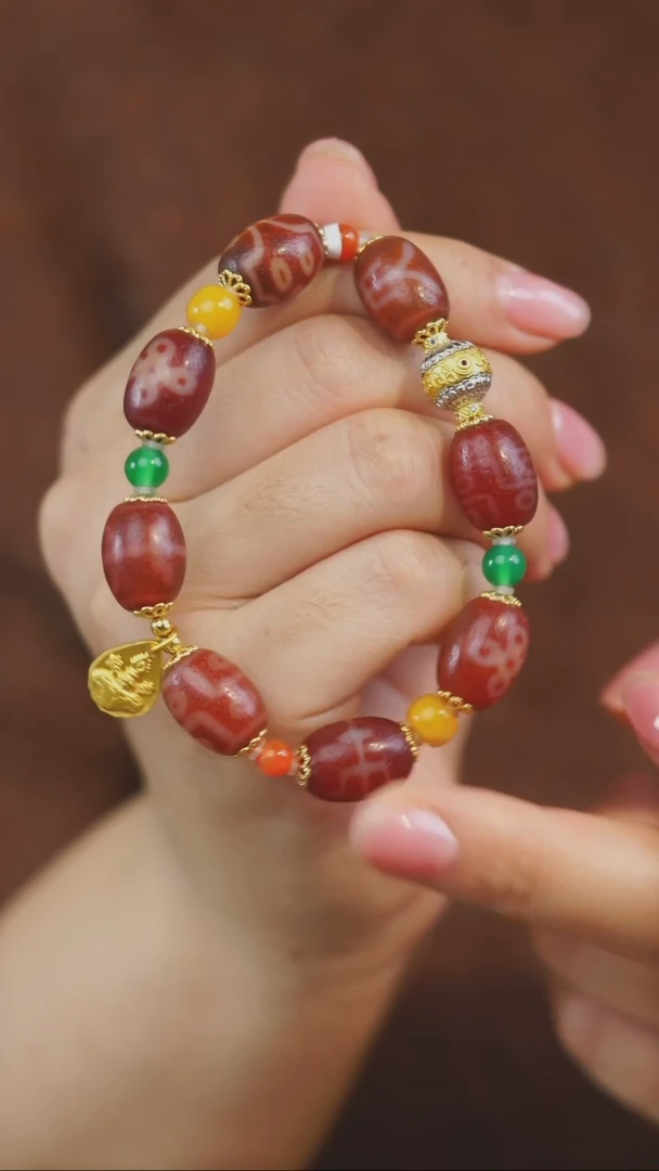 【闪购商品】玛瑙/玉髓手串未镶嵌多样性发一