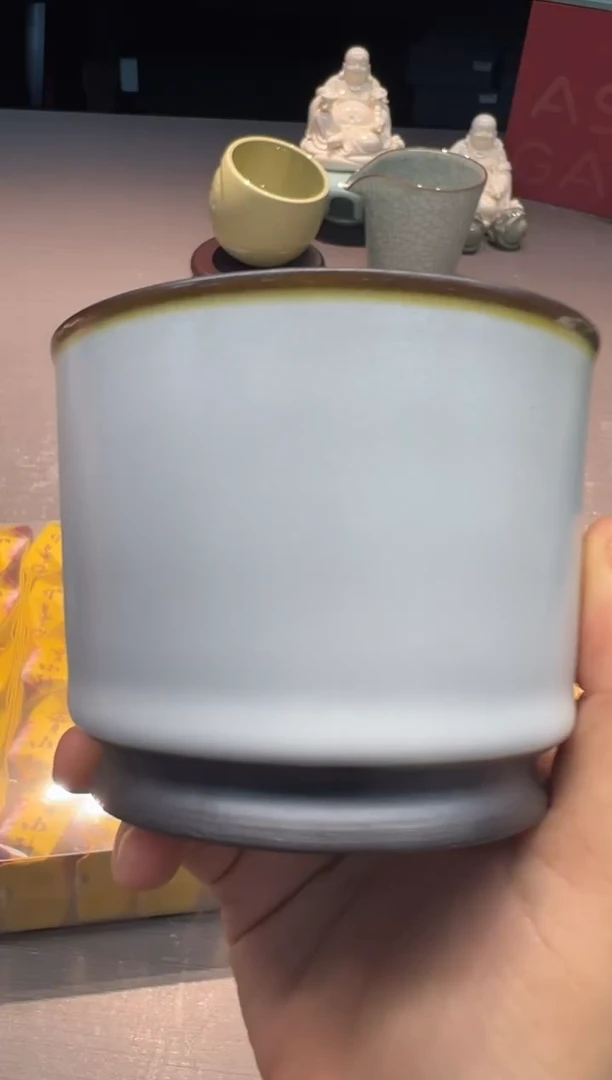 【闪购商品】十年 汝窑 容天杯+LF032