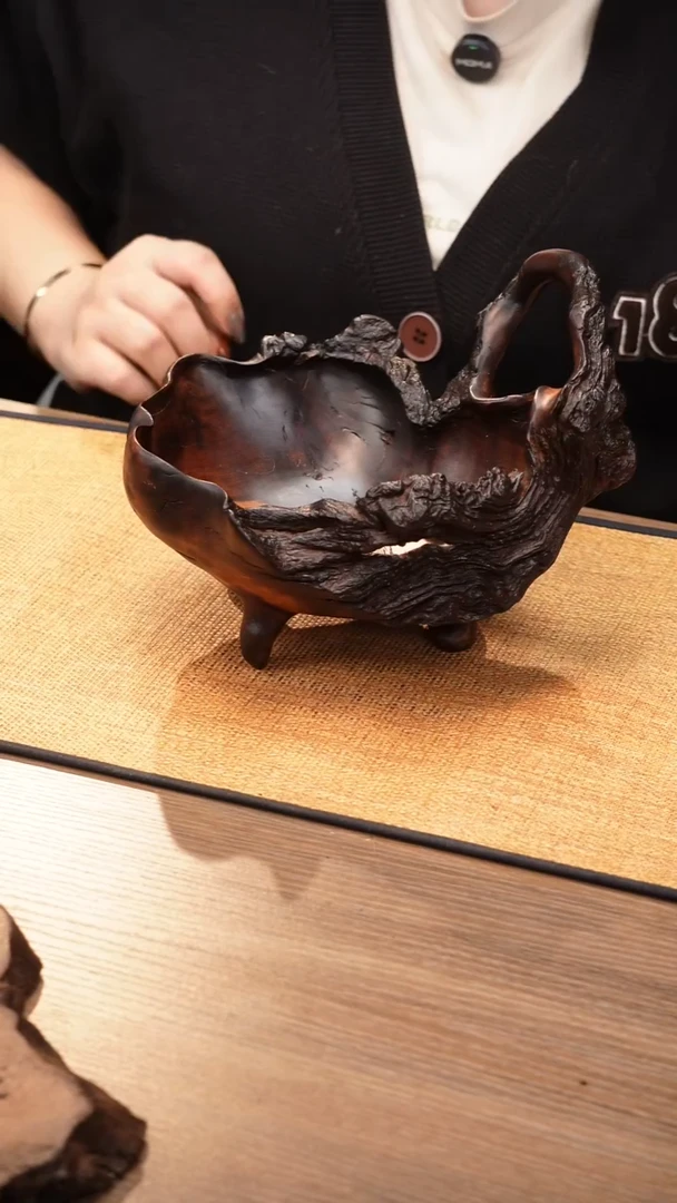 24号云小屋紫柚木果盘