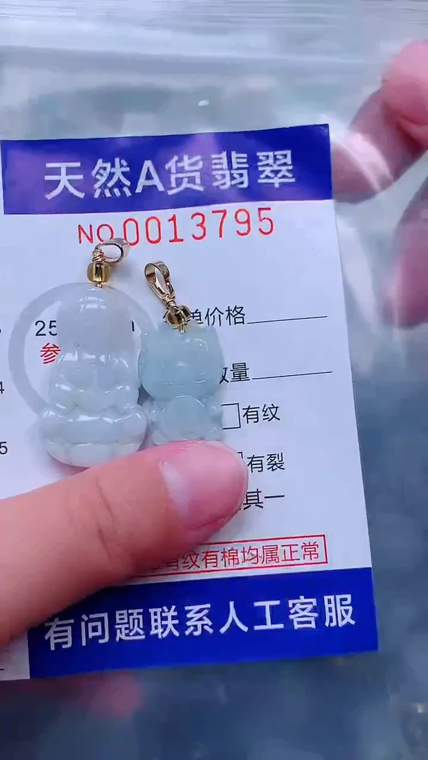 吊坠(不含链)未镶嵌翡翠1