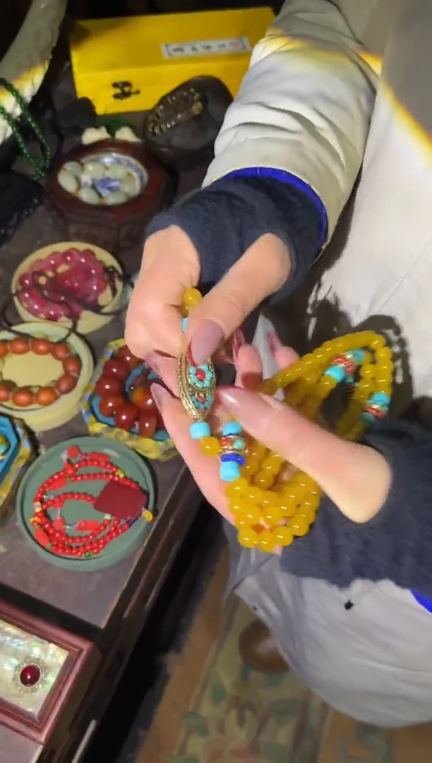 【闪购商品】翡翠颈饰18K金镶嵌46合合合合合合合合