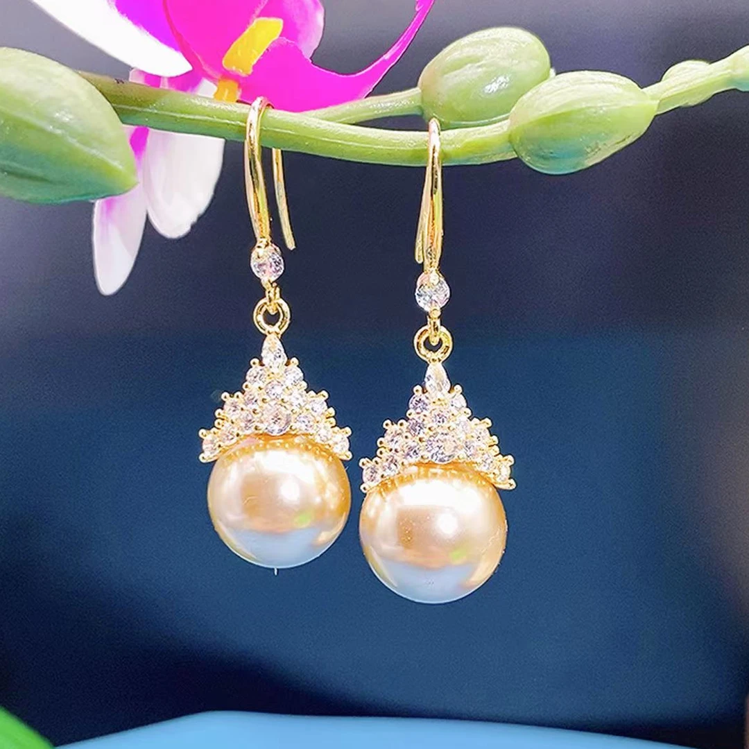 铜合金仿珍珠耳饰 （445号）高档女人味时尚珠珠气质耳饰耳环