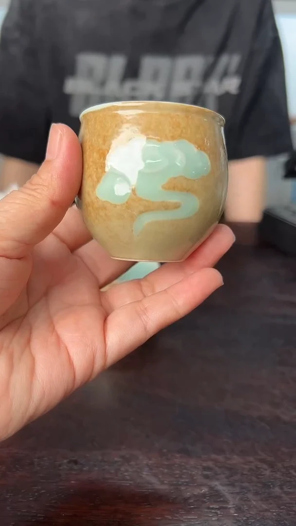 龙泉云间青瓷小米茶器