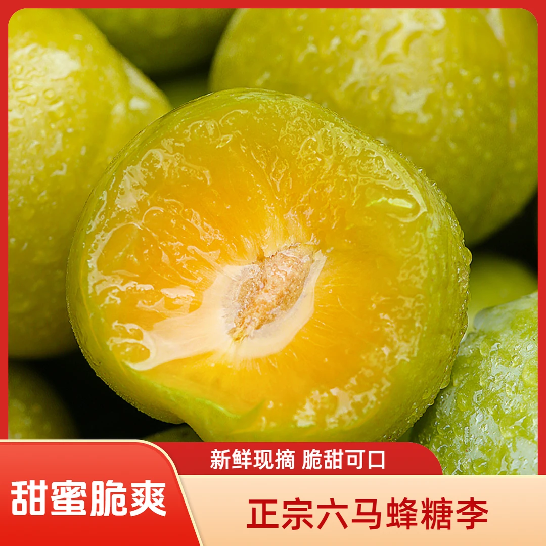 正宗贵州蜂糖李脆甜多汁甜蜜爽口精选镇宁六马蜂糖李整箱包邮