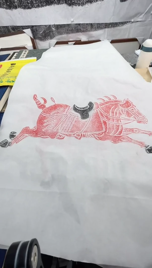 昌化石印石拓片1111111111《昭陵六骏》