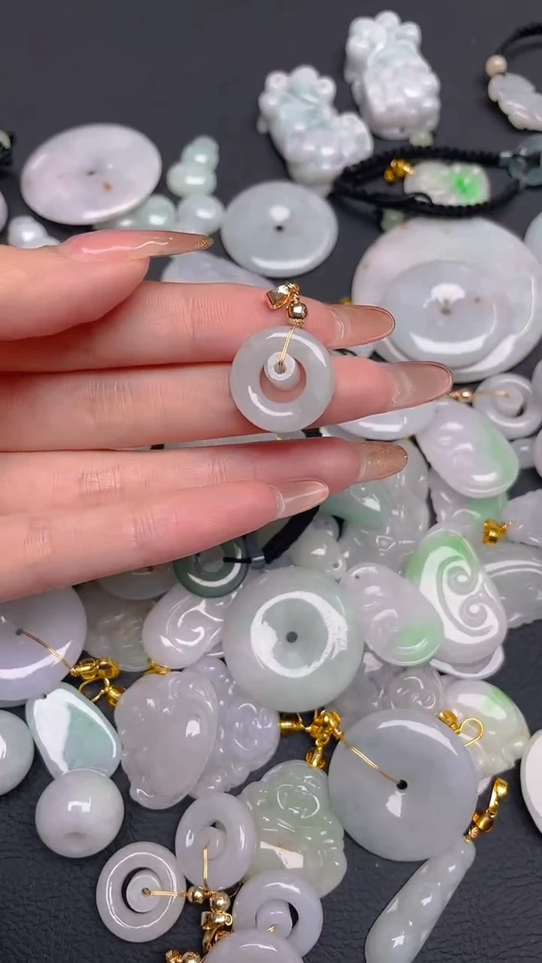 吊坠(不含链)未镶嵌翡翠27