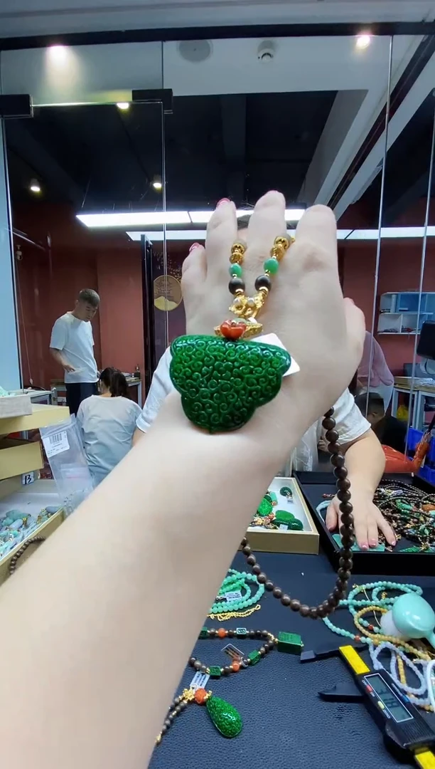 颈饰未镶嵌翡翠翡翠吊坠