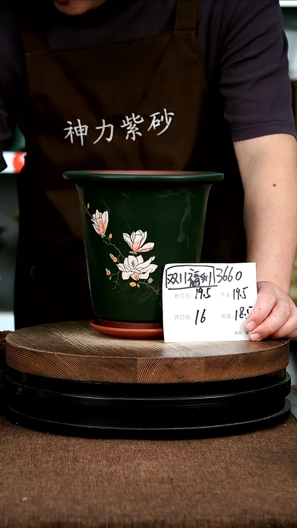 紫砂花盆花卉园艺3660+Z