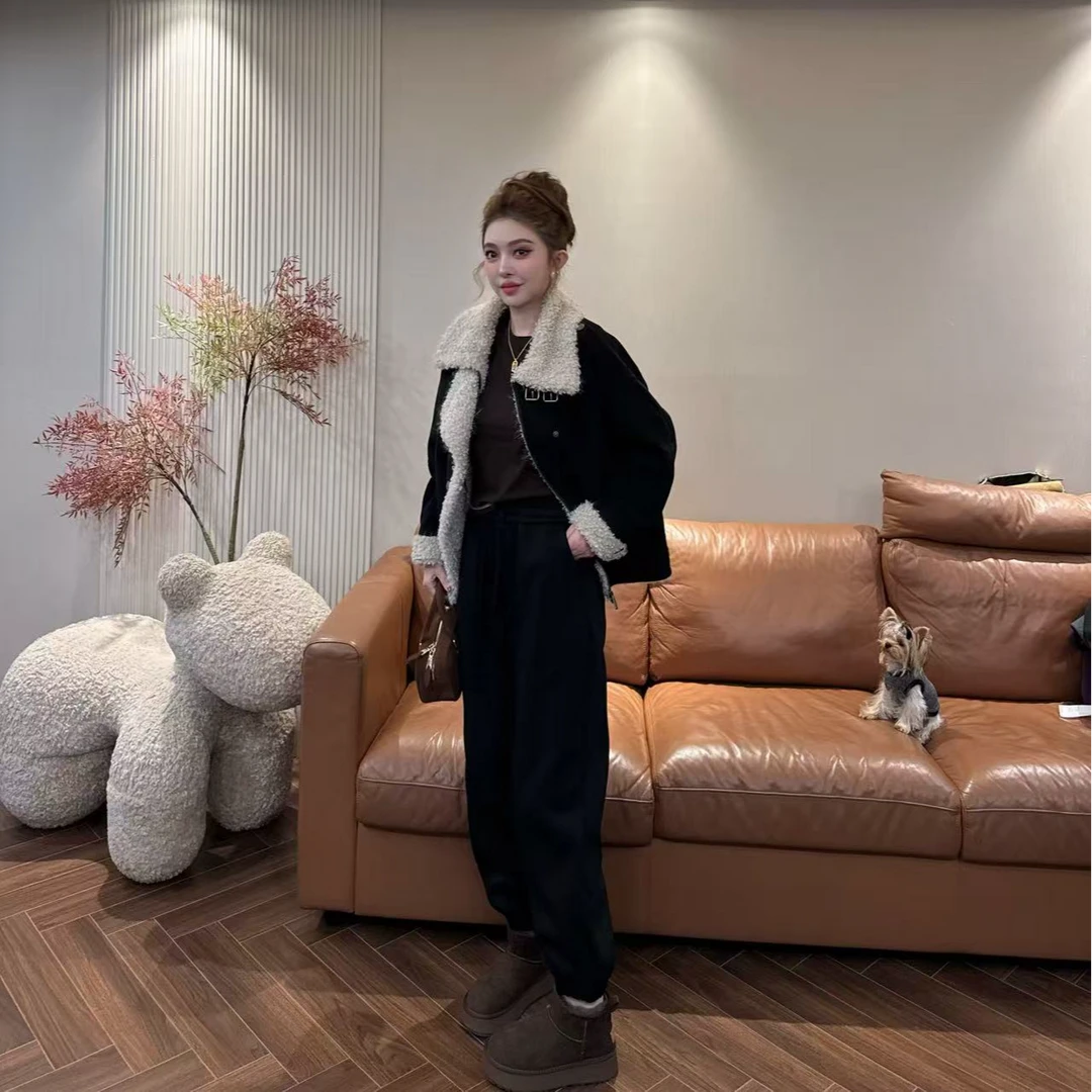 J10 韩式宽松百搭减龄休闲时尚排扣外套 EJ1004